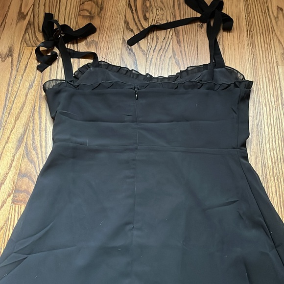 Black Ruffle Dress - Picture 3 of 3